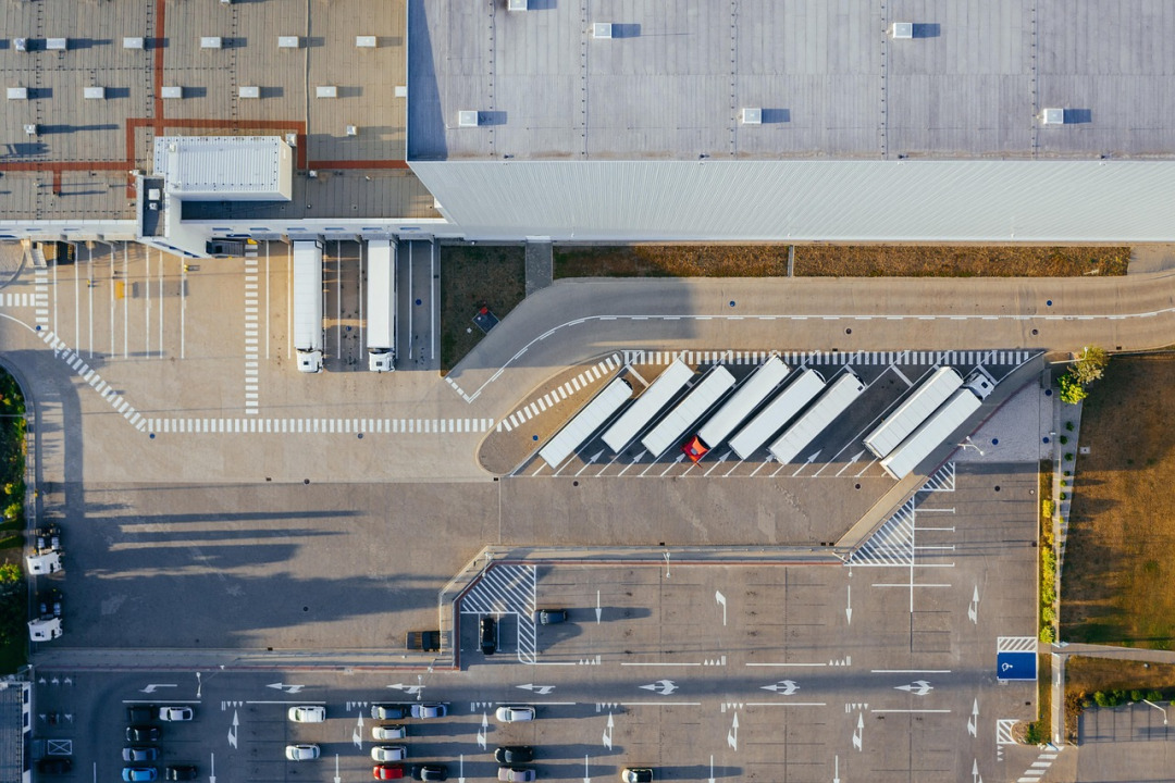 logistics distribution center and transport operations